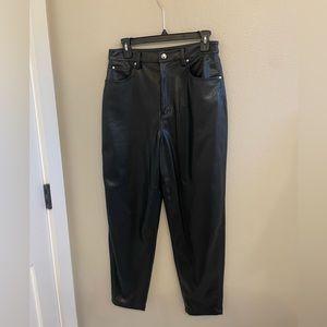 WeWoreWhat Black Leather Pants